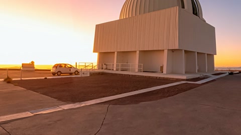 Sunset Behind Cerro Tololo Inter-American Observatory 360 Panorama — Stillmotion