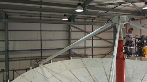 ALMA antennas at the AEM hangar — Stillmotion