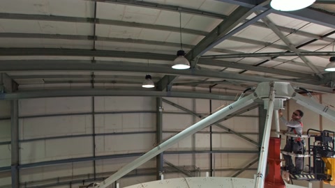 ALMA antennas at the AEM hangar — Stillmotion