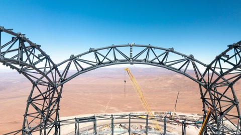 Panoramic views from the top of the ELT dome — Stillmotion