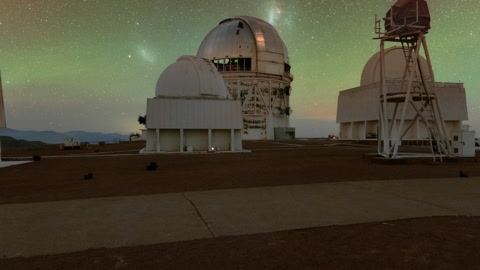 Total Lunar Eclipse Seen from Cerro Tololo (360-Degree View) — Stillmotion