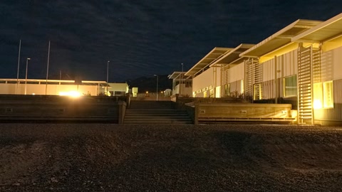 Operations Support Facility at night — Stillmotion