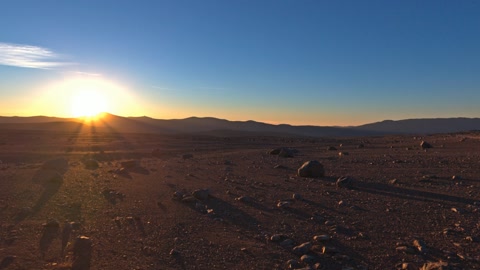 Sunset with Paranal on the distance — Stillmotion