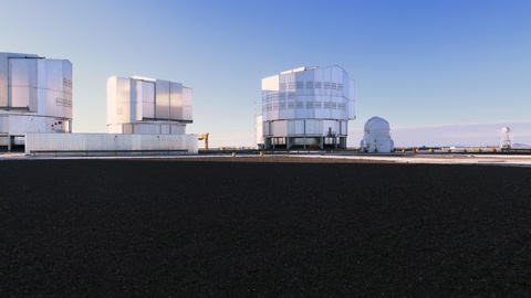 Blue skies above the VLT — Stillmotion